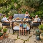 طقم جلوس خارجي مودرن مع بنش – 5 مقاعد - 14