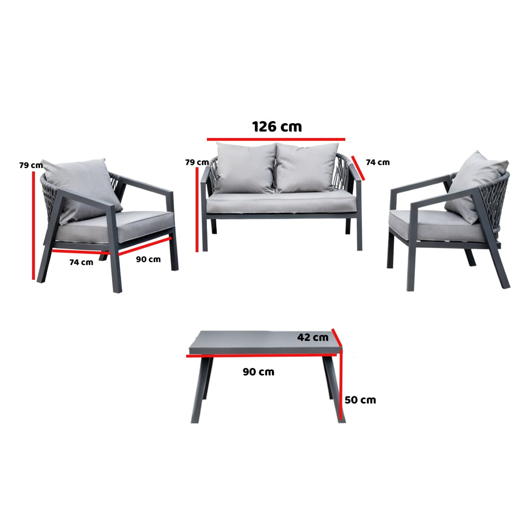 Piece Outdoor Terrace Seating Set-4 product thumbnail 14