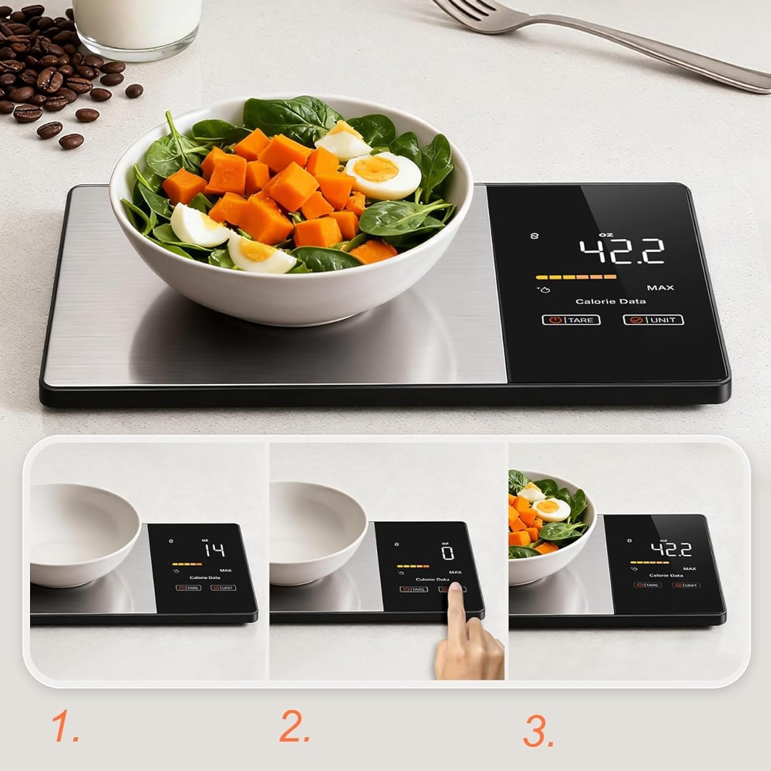 ميزان المطبخ الذكي لحساب السعرات والوزن - 5