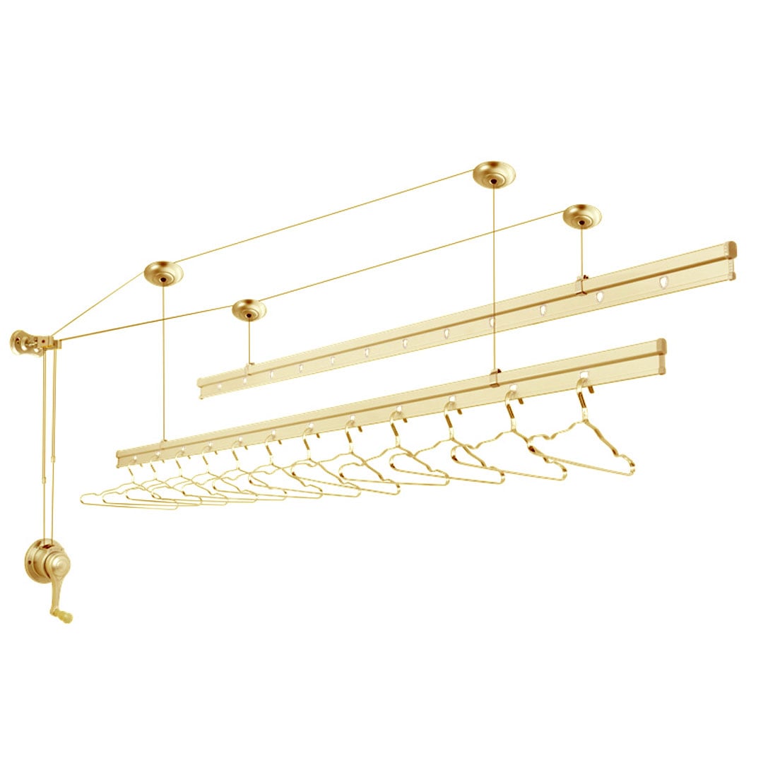 Hand-Cranked Ceiling Mounted Rack 2 m product thumbnail 9