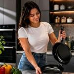 مقلاة مزدوجة غير لاصقة بوجهين - 1