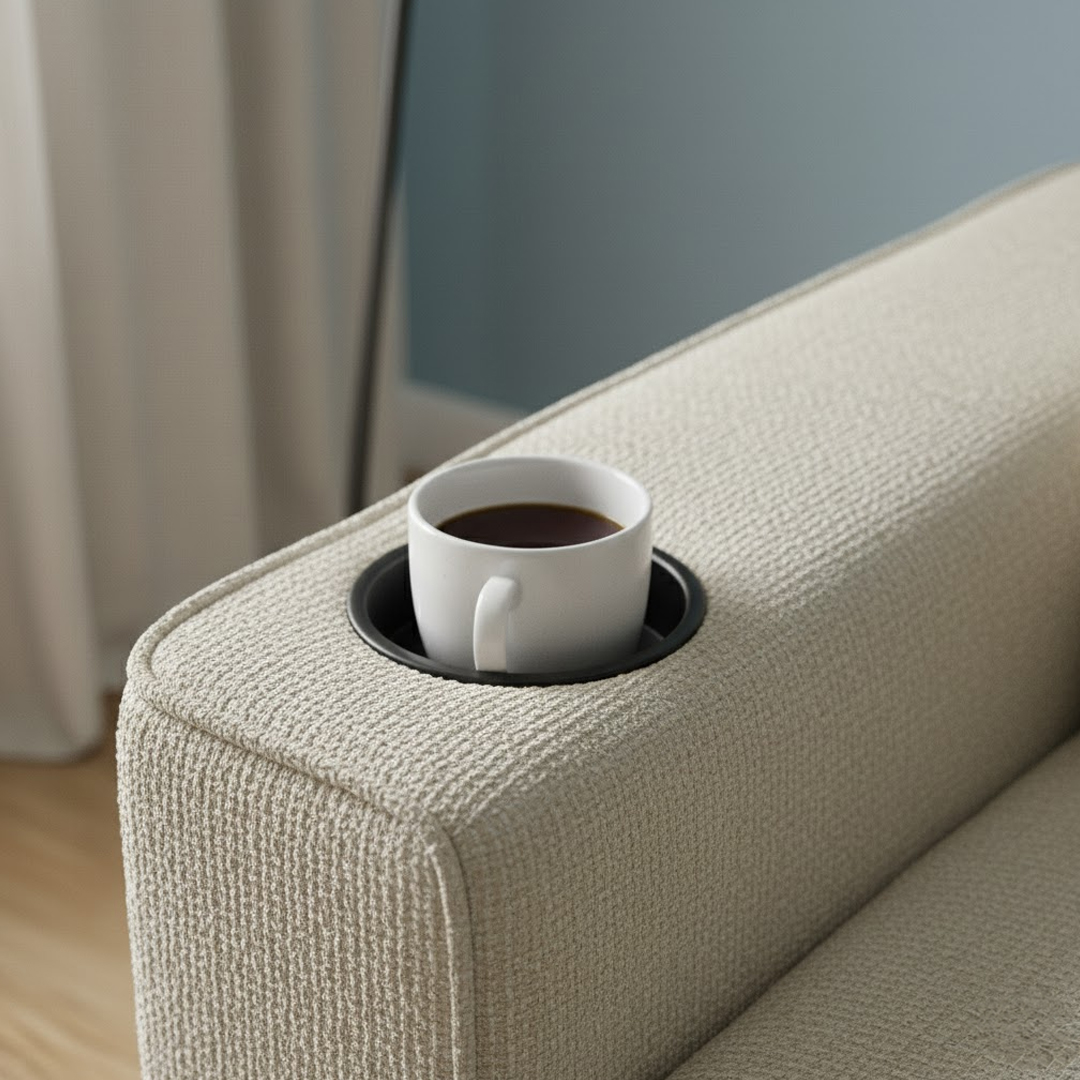 Premium Sofa Bed with Built-In Cup Holders product thumbnail 10