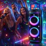 Portable Party Speaker with Touch Screen - 5
