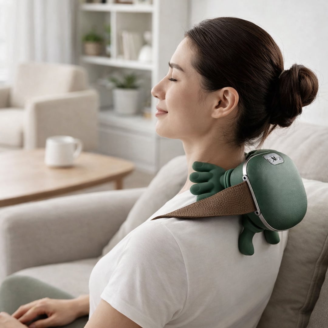 جهاز مساج الرقبة والكتف بتقنية اليد البشرية - 10