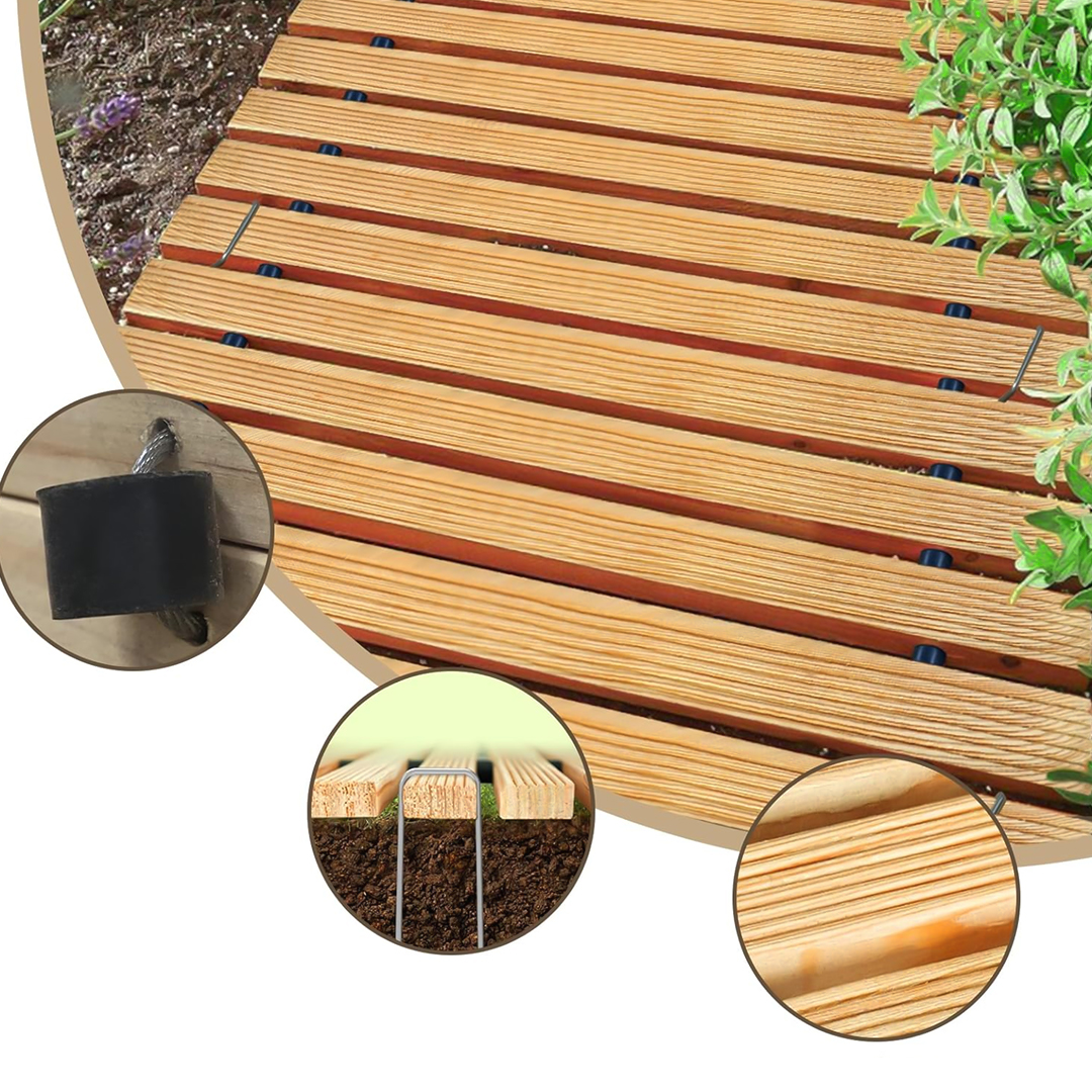 Wooden Roll-Up Walkway - 6