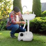 مغسلة متنقلة مع خزان مياه للرحلات - 6