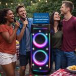 Portable Party Speaker with Touch Screen - 8