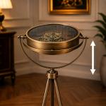 ساعة أرضية بتصميم تروس كلاسيكي - 10