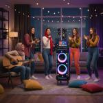 Portable Party Speaker with Touch Screen - 15