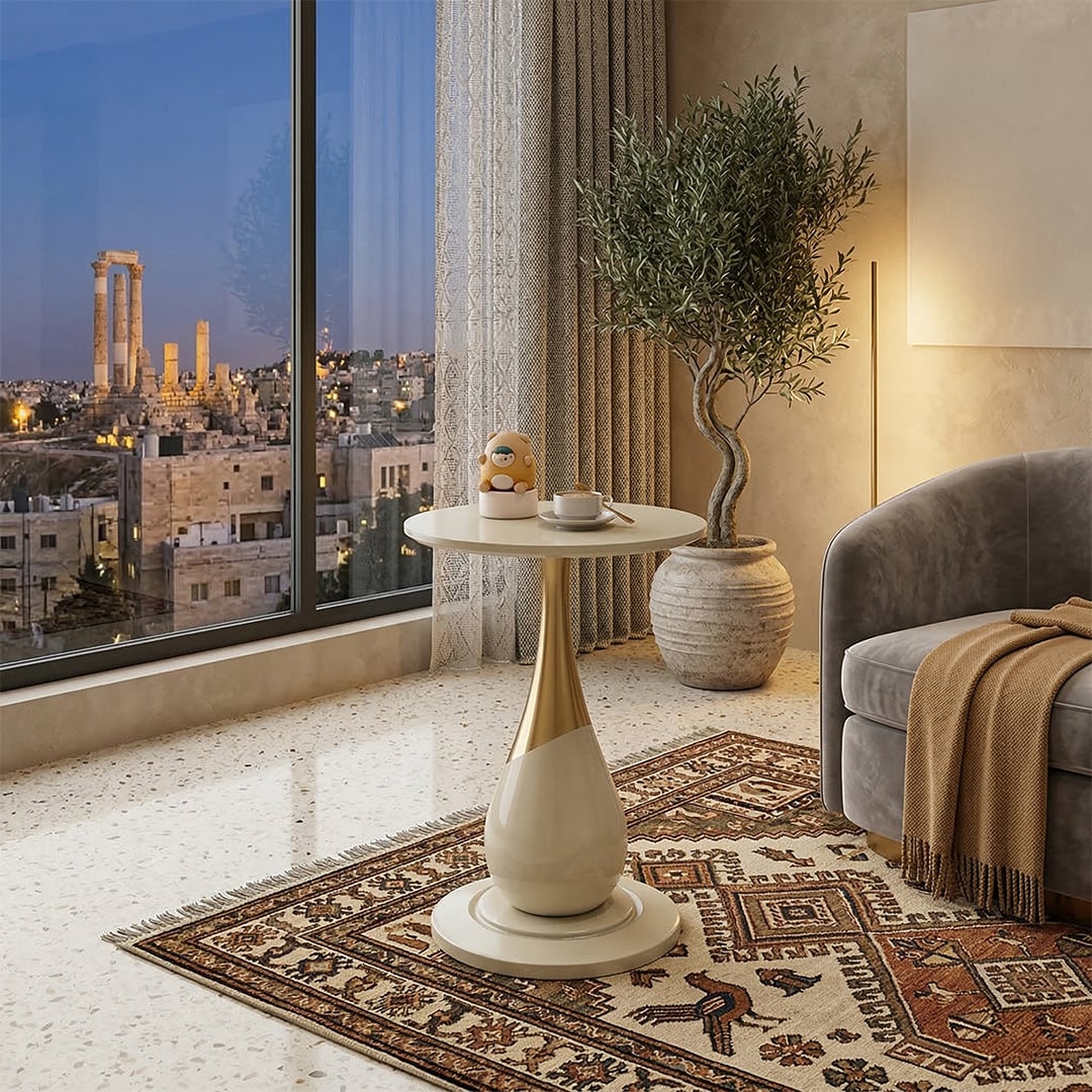 طاولة جانبية أنيقة بتصميم أوروبي - 13