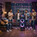 Portable Party Speaker with Touch Screen - 12