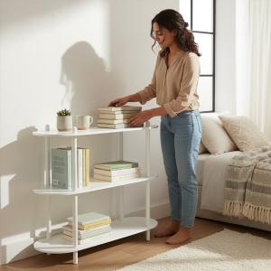 وحدة رفوف عرض وتخزين بثلاث طبقات - 5