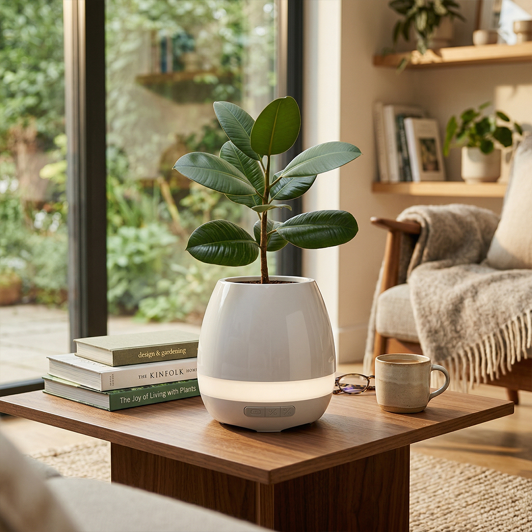 Flower Pot Bluetooth Speaker With Plant product thumbnail 19