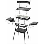 شواية كهربائية مع رف سفلي للتقديم والتخزين - 13