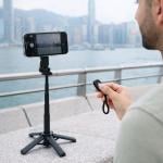 ميني سيلفي ستك محمولة مع قاعدة ثلاثية
