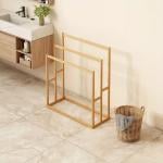 ستاند مناشف أرضي خشبي - 3