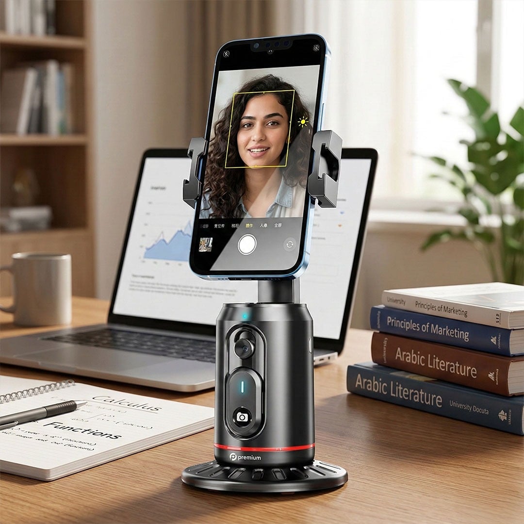 Auto Face Tracking 360 Phone Holder - 8