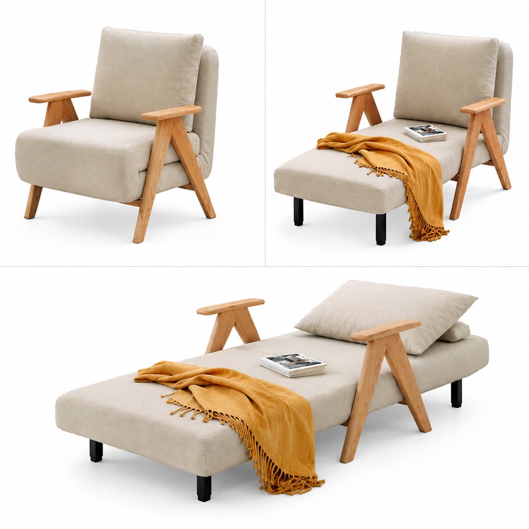 Multifunctional Double Bed And Sofa product thumbnail 3