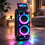 Portable Party Speaker with Touch Screen - 4