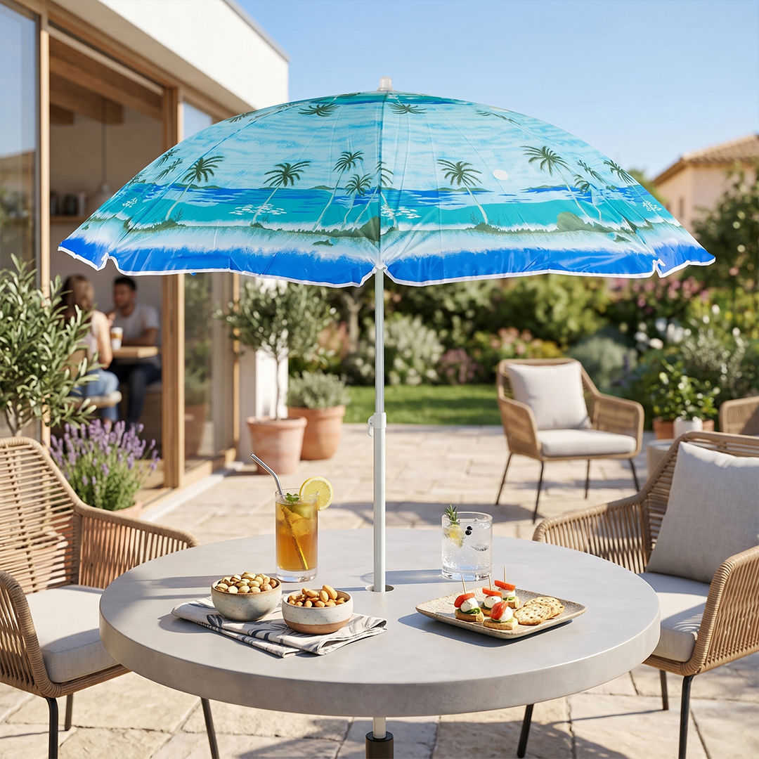 شمسية طاولة الرحلات - 7