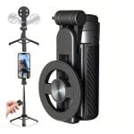 ميني سيلفي ستك محمولة مع قاعدة ثلاثية - 4