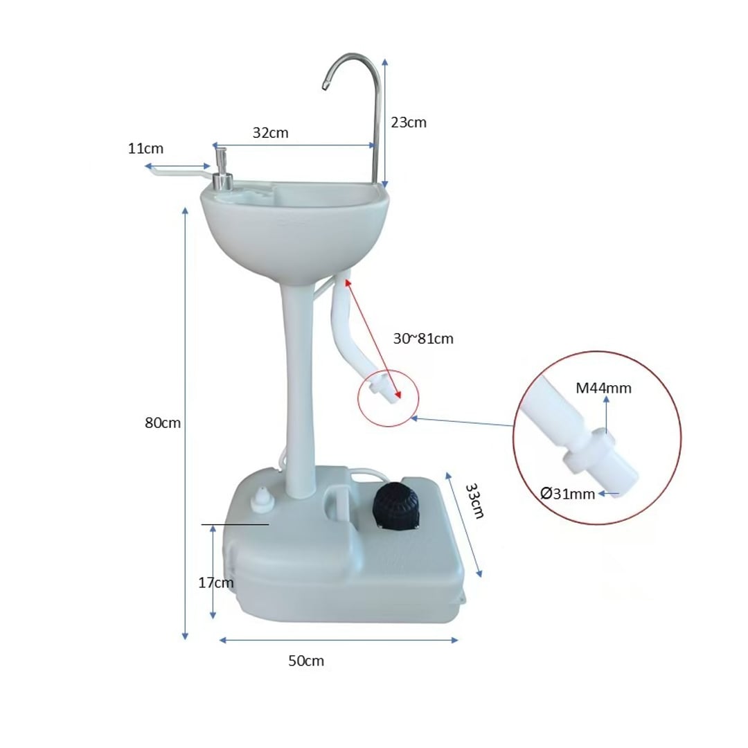 Portable Sink with Water Tank for Outdoor Trips product thumbnail 20