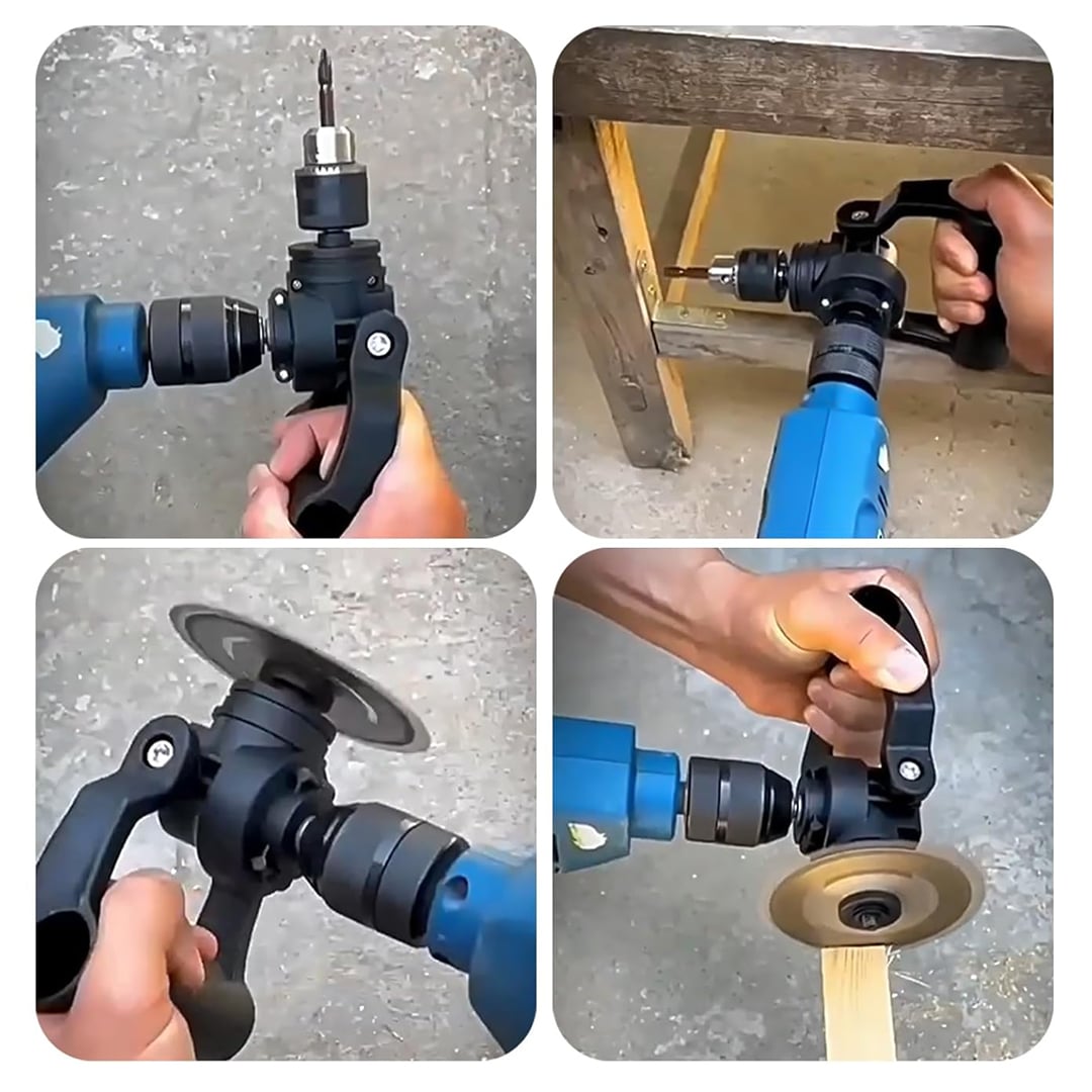 رأس تحويل زاوية 90° للدريل الكهربائي - 8