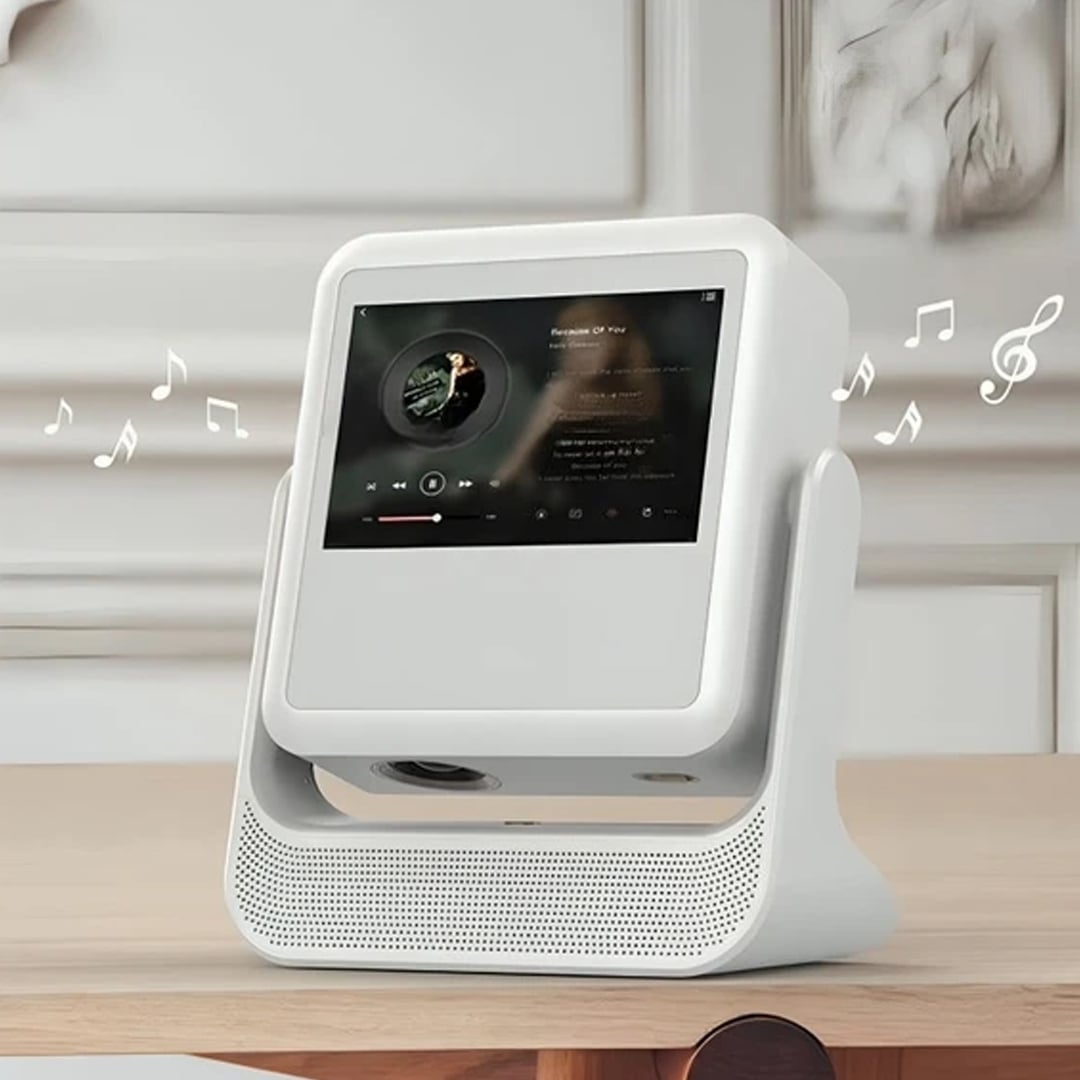 بروجكتر سينمائي منزلي مع شاشة تشغيل مدمجة - 3