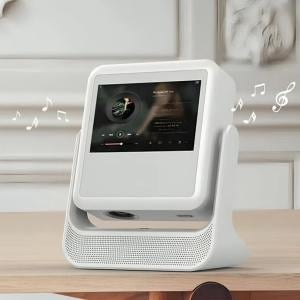 بروجكتر سينمائي منزلي مع شاشة تشغيل مدمجة - 4