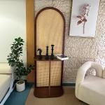 فاصل مدخل رتان كلاسيكي للمدخل والمعيشة - 1