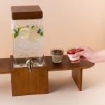 طقم تقديم المشروبات الخشبي من روح - 6