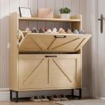 خزانة أحذية بتصميم ريفي - 5