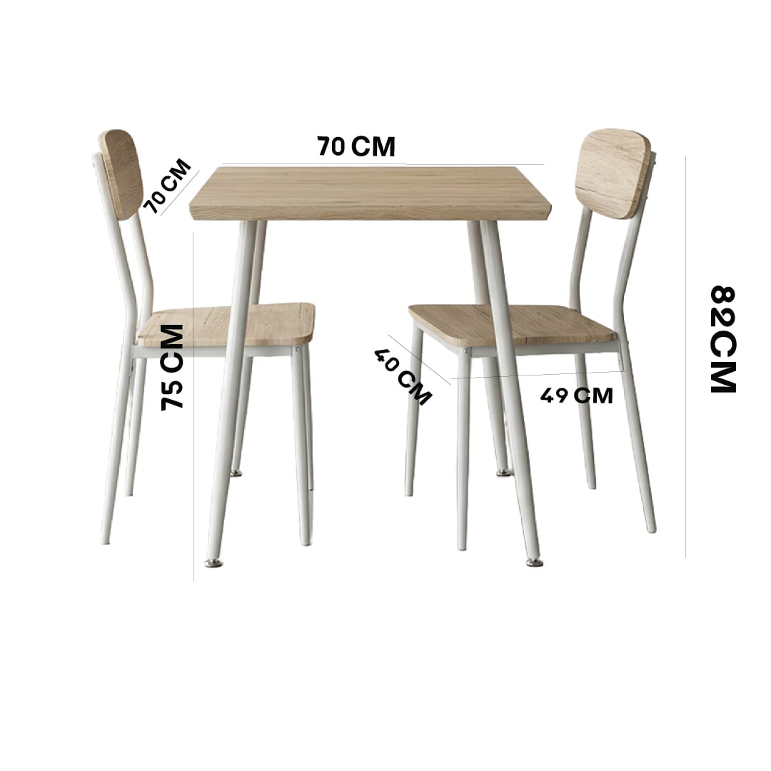 Wooden Dining Table with 2 Chairs product thumbnail 13