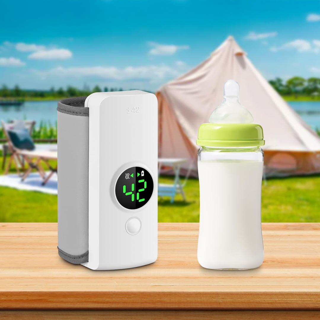 جهاز تسخين الحليب اللاسلكي بشاشة رقمية - 7