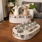 صندوق تحضير وتقديم الشاي والقهوة العربية من روح