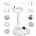 مغسلة متنقلة مع خزان مياه للرحلات - 7