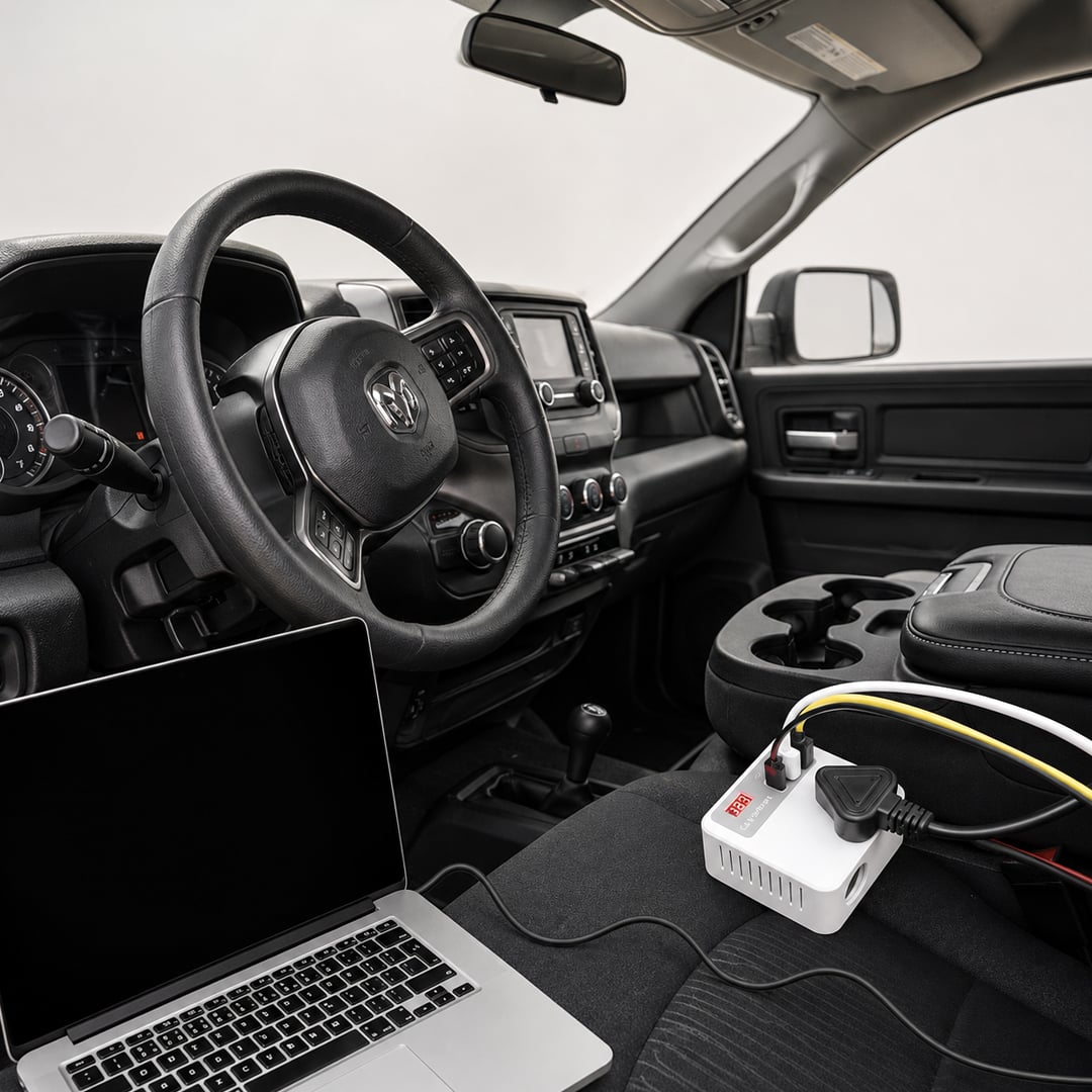 محول بطارية للسيارة بمخارج كهرباء وUSB - صورة 5