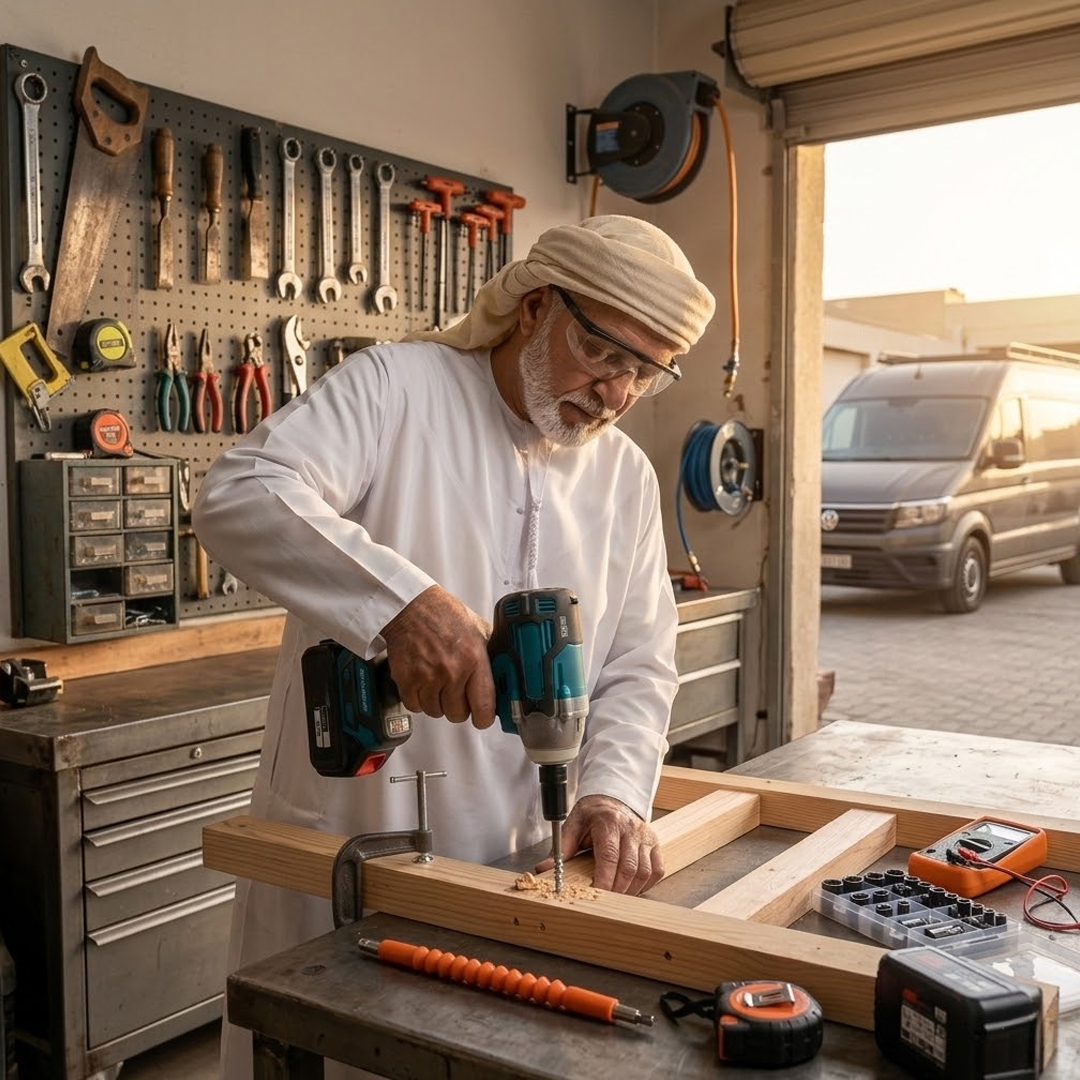 دريل شحن احترافي مع عدة متكاملة - 9