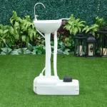 مغسلة متنقلة مع خزان مياه للرحلات