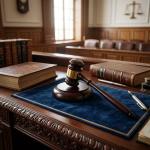 مطرقة القاضي الفاخرة مع قاعدة خشبية - 7