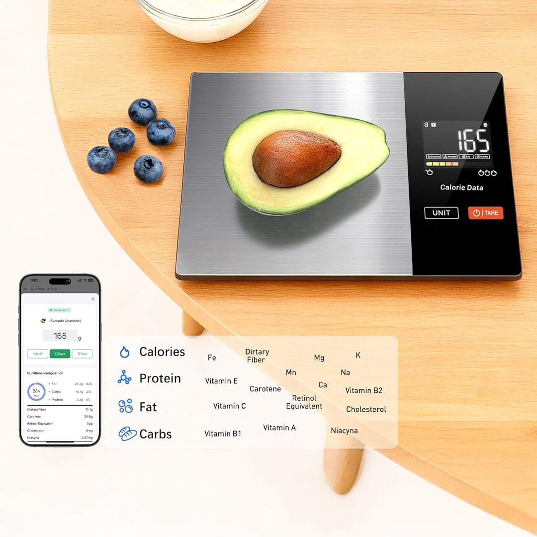 ميزان المطبخ الذكي لحساب السعرات والوزن - 9