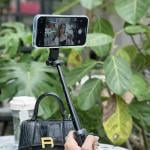 ميني سيلفي ستك محمولة مع قاعدة ثلاثية - 11