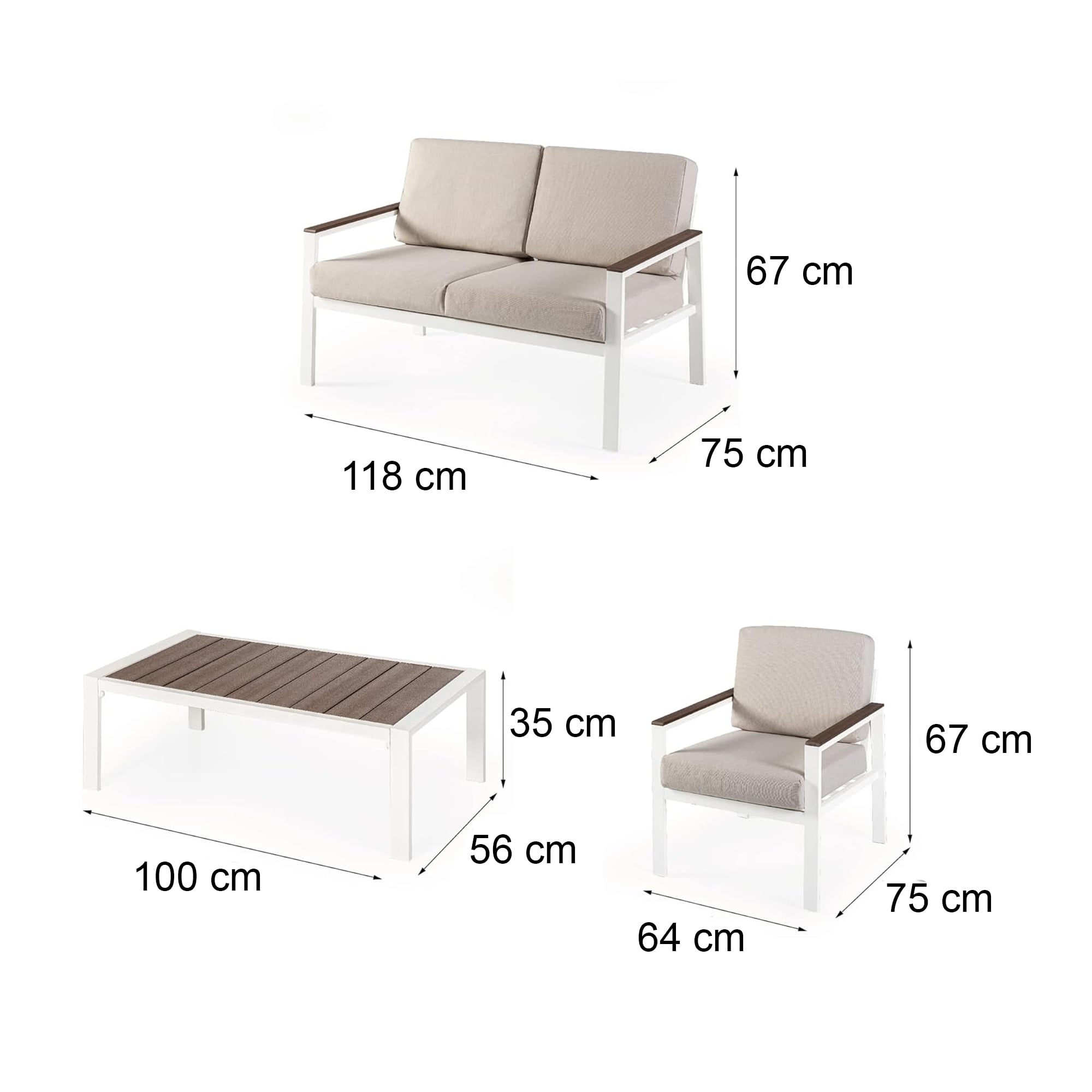 TerraWood Outdoor Lounge Set–4 Seater product thumbnail 16