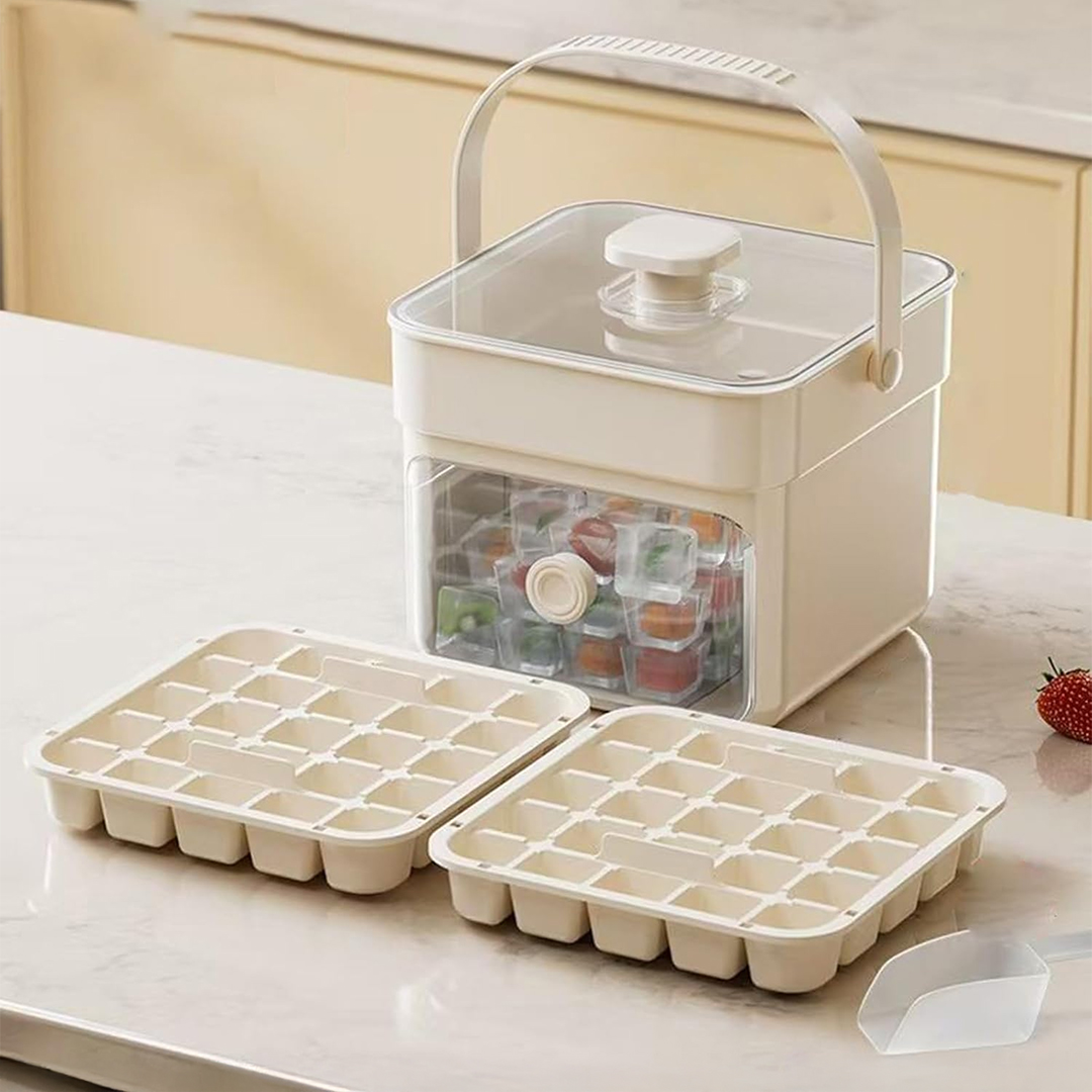 Press Ice Cube Tray with Storage Box product thumbnail 3