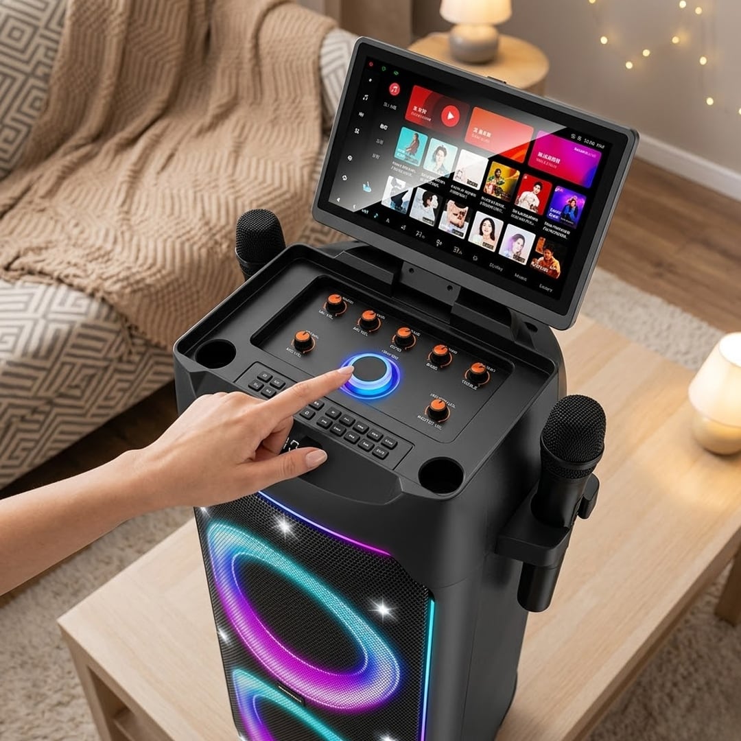 Portable Party Speaker with Touch Screen - 9