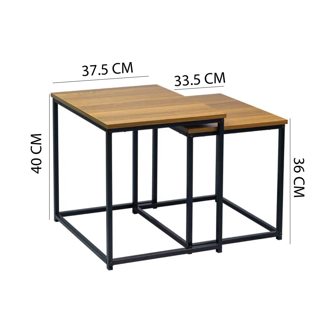 Nesting Wooden Side Tables Set product thumbnail 12