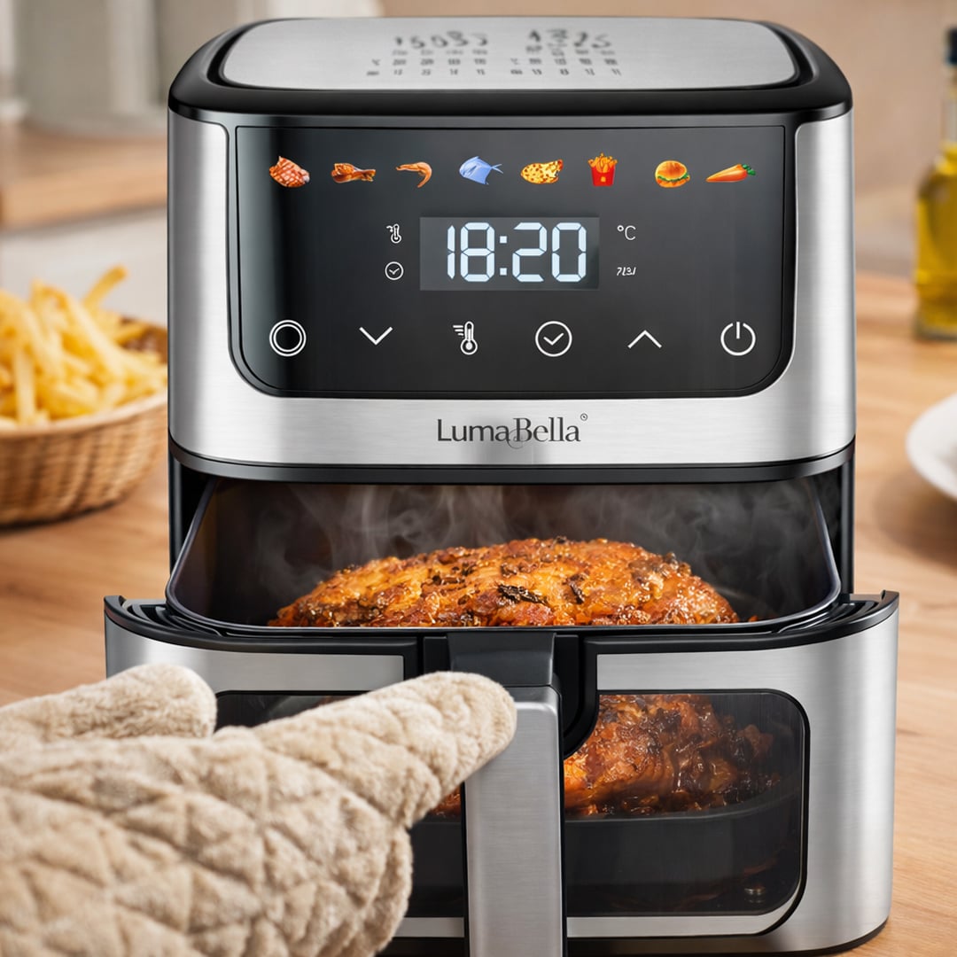 قلاية هوائية ذكية بسعة 8.5 لتر من LumaBella - 10