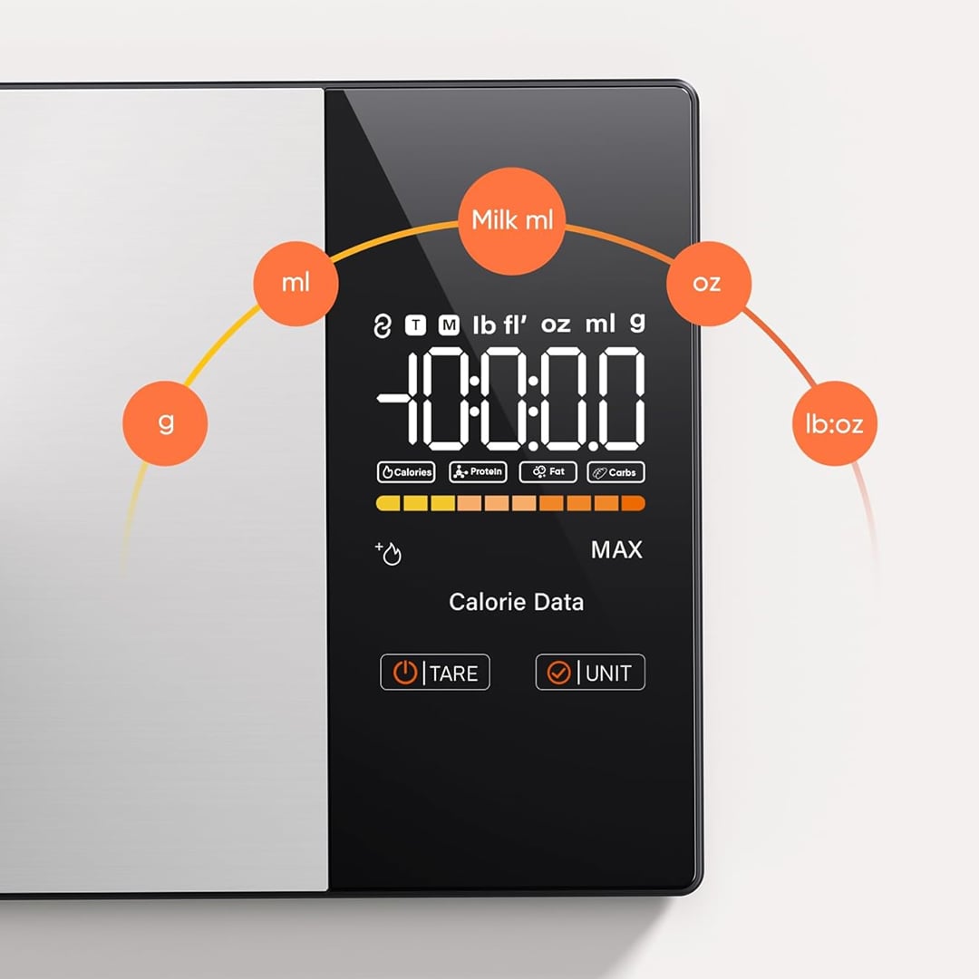 ميزان المطبخ الذكي لحساب السعرات والوزن - 6