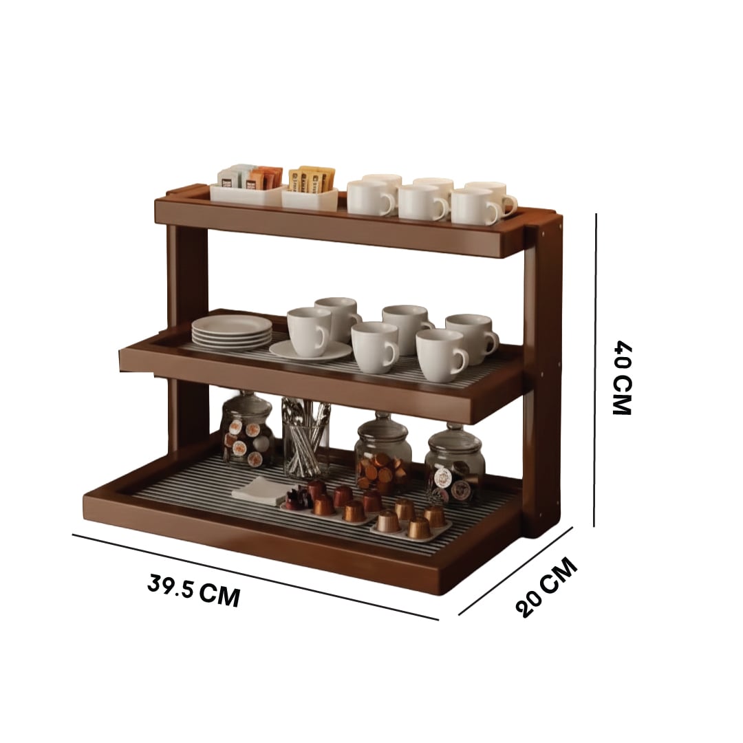 Wooden Coffee & Hospitality Organizer Corner product thumbnail 17