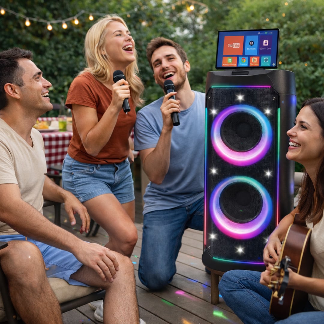 Portable Party Speaker with Touch Screen - 7